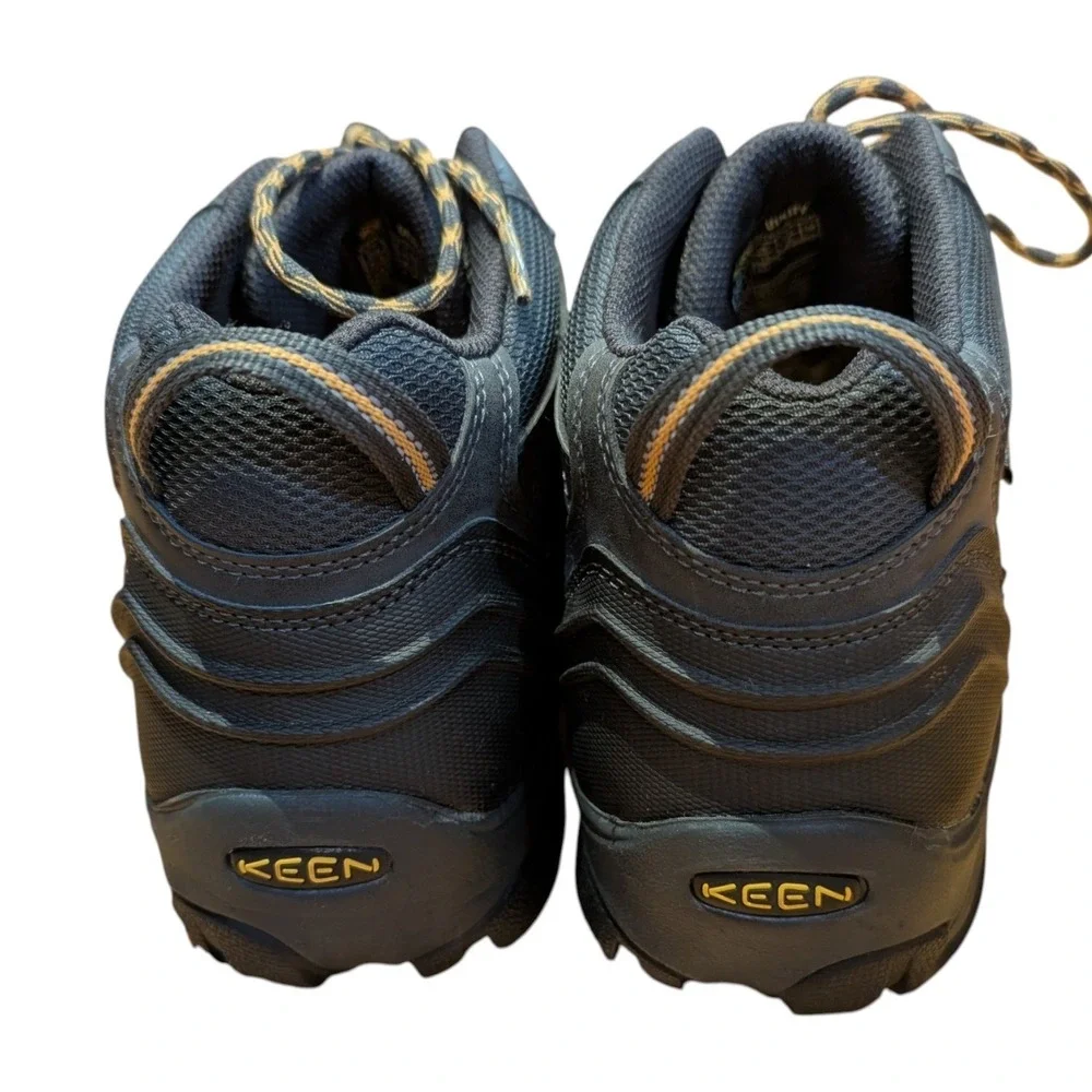 Keen‎ Utility Flint II Mid Waterproof Work Boots Mens 14D Grey Black 1018079D
